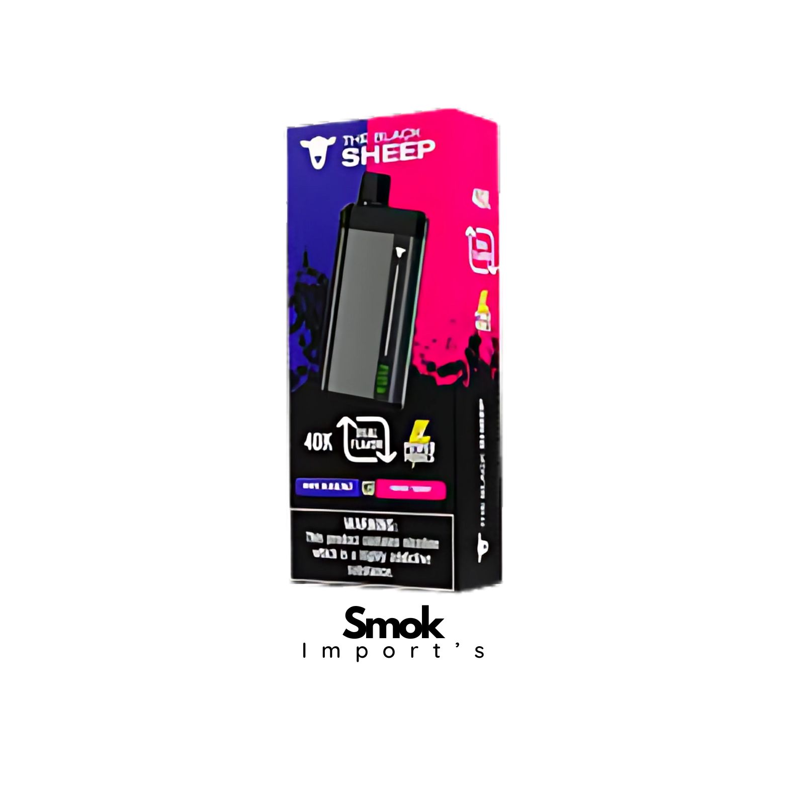 THE BLACK SHEEP 40K DUAL TANK - 2 TANK DE 20.000 PUFFS